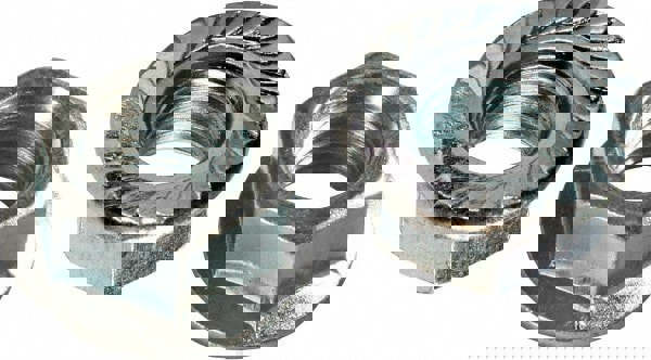 Hex Lock Nut: 5/16-18, Grade 8 Steel, Zinc-Plated