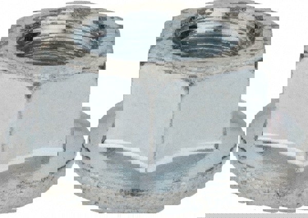 Hex Lock Nut: 5/8-11, Grade 8 Steel, Zinc-Plated