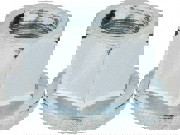 Hex Lock Nut: Grade 8 Steel, Zinc-Plated