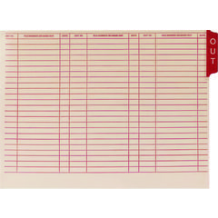 CARD,SHELF OUT,100/BX