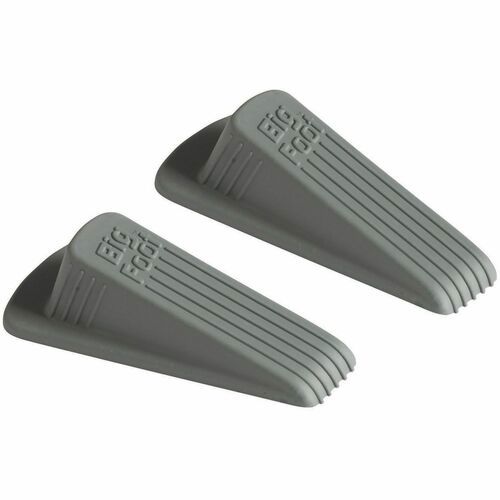 DOORSTOP,BIG FOOT,2PK,GY