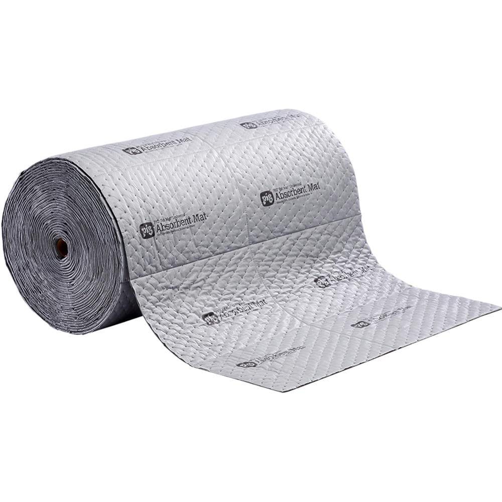 Pads, Rolls & Mats; Product Type: Roll ; Application: Universal ; Overall Length (Feet): 75.00 ; Width (Decimal Inch - 4 Decimals): 32.0000 ; Material: Polypropylene ; Fluids Absorbed: Oil; Coolants; Solvents; Water; Universal