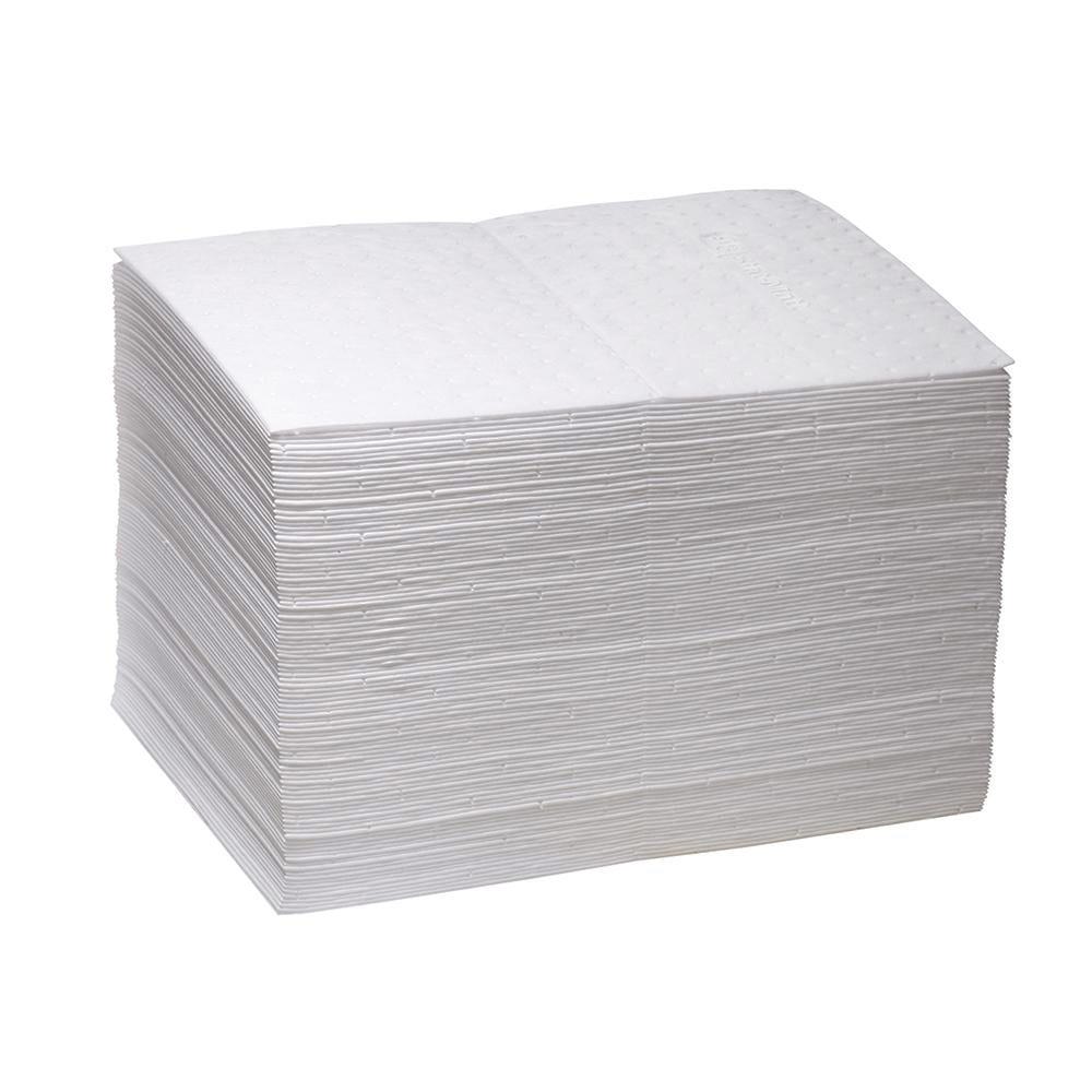 Pads, Rolls & Mats; Product Type: Pad ; Application: Oil Only ; Overall Length (Inch): 20 ; Width (Decimal Inch - 4 Decimals): 15 ; Material: Polypropylene ; Fluids Absorbed: Oil; Fuel; Oil Based Liquids