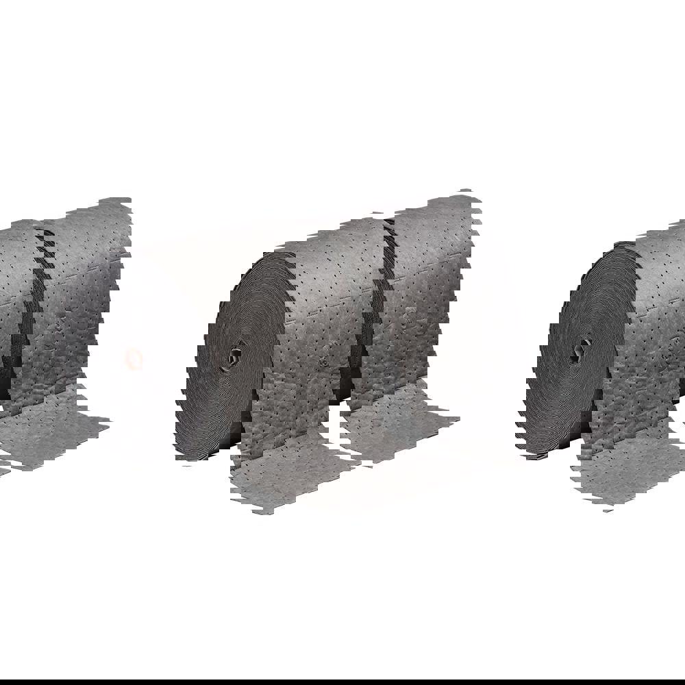 Sorbent Mat: Can be used to absorb the following fluids: Coolants/Oils/Solvents/Water Use, Heavy Weight, 40.2 gal Capacity, Gray