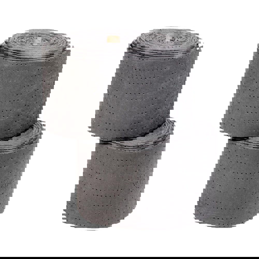 Pads, Rolls & Mats; Product Type: Roll ; Application: Universal ; Overall Length (Feet): 50.00 ; Width (Decimal Inch - 4 Decimals): 30.0000 ; Material: Polypropylene ; Fluids Absorbed: Oil; Coolants; Solvents; Water; Universal