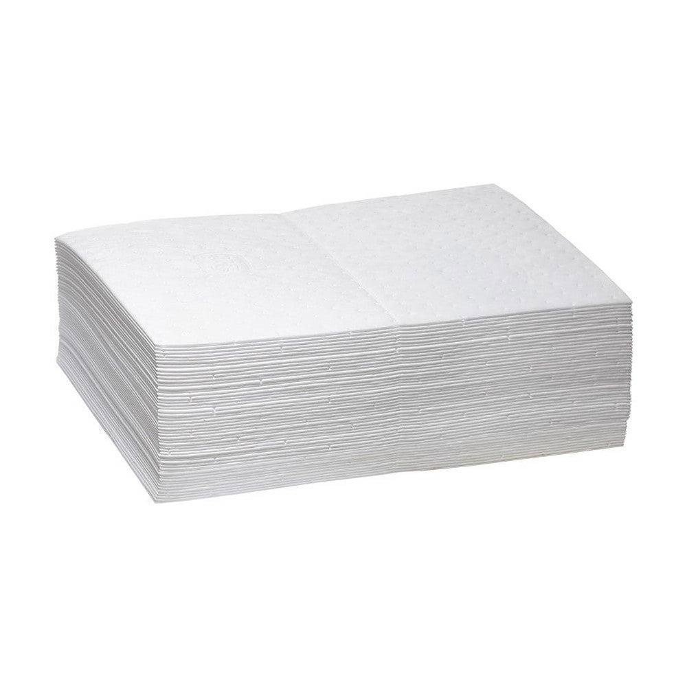 Pads, Rolls & Mats; Product Type: Pad ; Application: Oil Only ; Overall Length (Inch): 20in ; Width (Decimal Inch - 4 Decimals): 15.0000 ; Material: Polypropylene ; Fluids Absorbed: Oil; Fuel; Oil Based Liquids