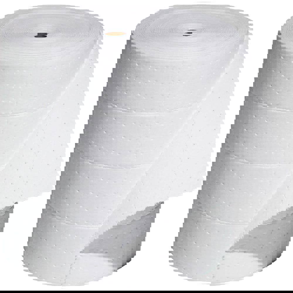 Pads, Rolls & Mats; Product Type: Roll ; Application: Oil Only ; Overall Length (Feet): 150.00 ; Width (Decimal Inch - 4 Decimals): 15.0000 ; Material: Polypropylene ; Fluids Absorbed: Oil; Fuel; Oil Based Liquids