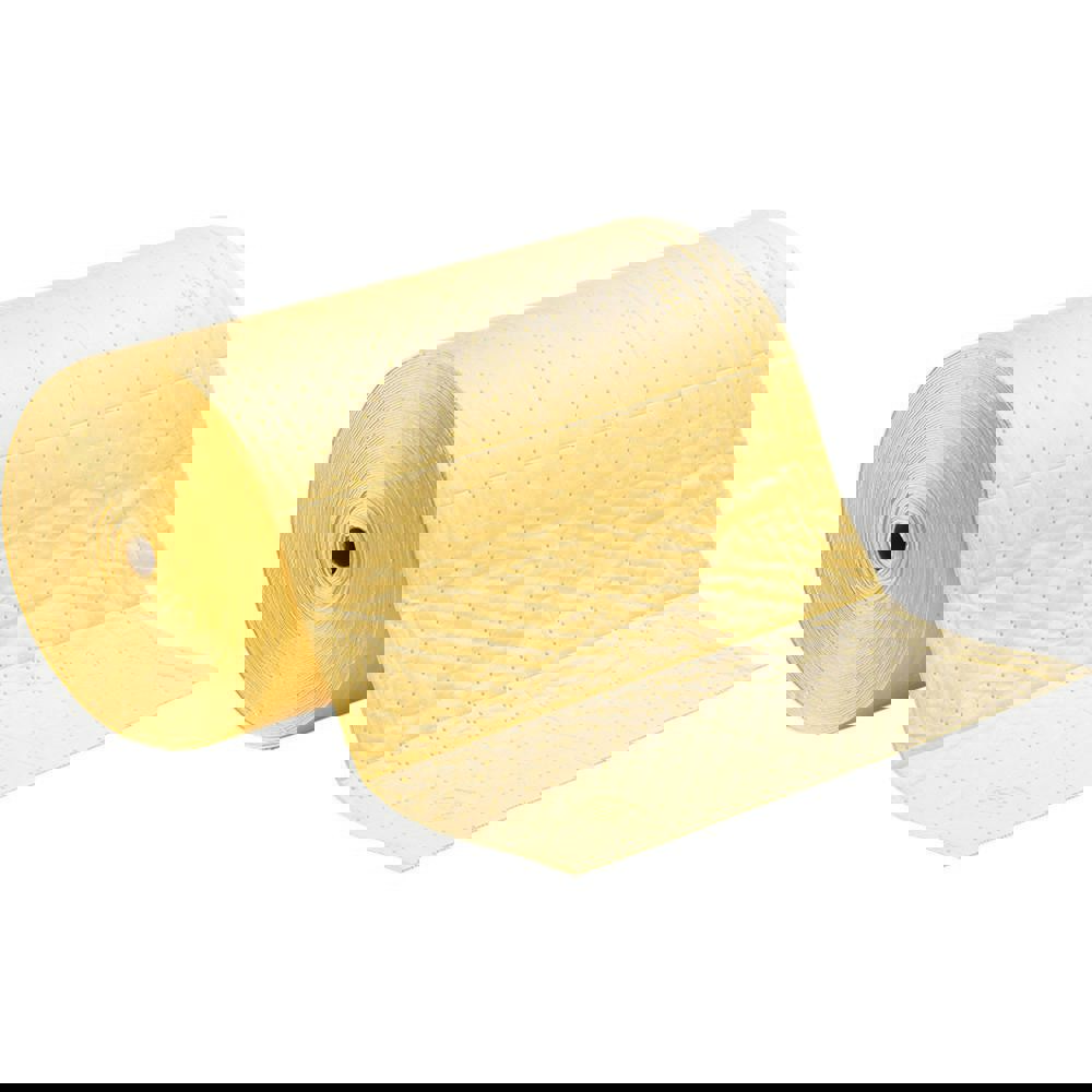 Pads, Rolls & Mats; Product Type: Roll ; Application: Universal ; Overall Length (Feet): 150.00 ; Width (Decimal Inch - 4 Decimals): 30.0000 ; Material: Polypropylene ; Fluids Absorbed: Oil; Coolants; Solvents; Water; Universal