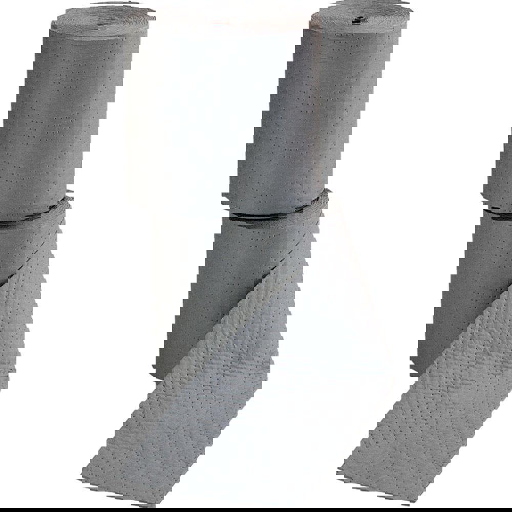 Pads, Rolls & Mats; Product Type: Roll ; Application: Universal ; Overall Length (Feet): 150.00 ; Width (Decimal Inch - 4 Decimals): 15.0000 ; Material: Polypropylene ; Fluids Absorbed: Oil; Coolants; Solvents; Water; Universal