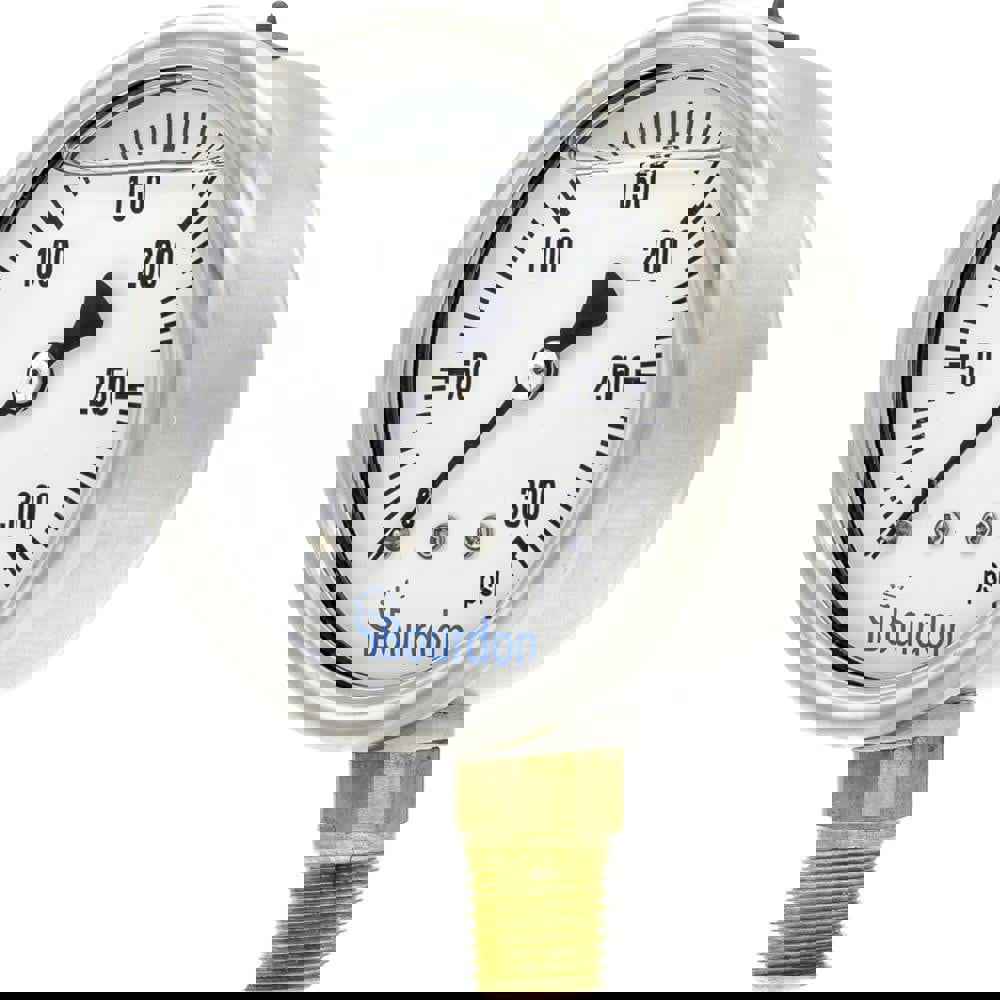 Pressure Gauges; Gauge Type: Commercial Pressure Gauges ; Scale Type: Single ; Accuracy (%): 1.6 ; Dial Type: Analog ; Thread Type: NPT ; Bourdon Tube Material: Bronze