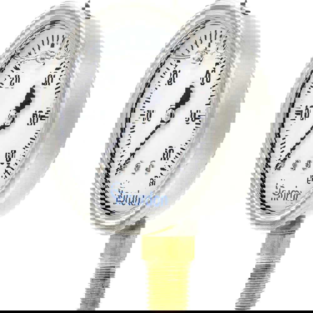 Pressure Gauges; Gauge Type: Commercial Pressure Gauges ; Scale Type: Single ; Accuracy (%): 1.6 ; Dial Type: Analog ; Thread Type: NPT ; Bourdon Tube Material: Bronze