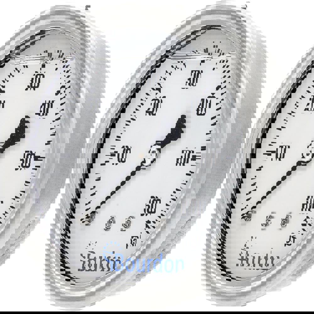 Pressure Gauges; Gauge Type: Commercial Pressure Gauges ; Scale Type: Single ; Accuracy (%): 1.6 ; Dial Type: Analog ; Thread Type: NPT ; Bourdon Tube Material: Bronze