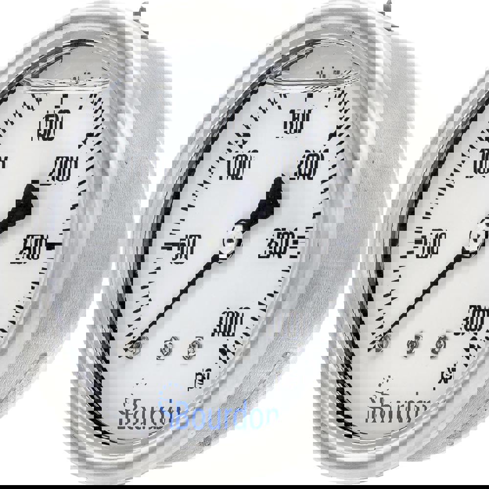 Pressure Gauges; Gauge Type: Commercial Pressure Gauges ; Scale Type: Single ; Accuracy (%): 1.6 ; Dial Type: Analog ; Thread Type: NPT ; Bourdon Tube Material: Bronze