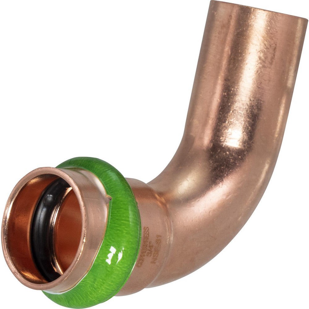 Copper Pipe Fittings; Fitting Type: 90 Deg Street Elbow ; Fitting Size: 1/2 ; Style: Press Fitting ; Connection Type: Push-to-Connect; Solder ; Material: Copper ; End Connection: Press x Solder
