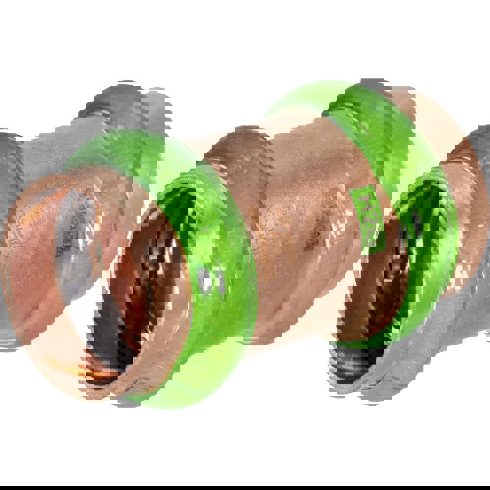 Copper Pipe Fittings; Fitting Type: Coupling without Stop ; Fitting Size: 1/2 ; Style: Press Fitting ; Connection Type: Push-to-Connect ; Material: Copper ; End Connection: Press