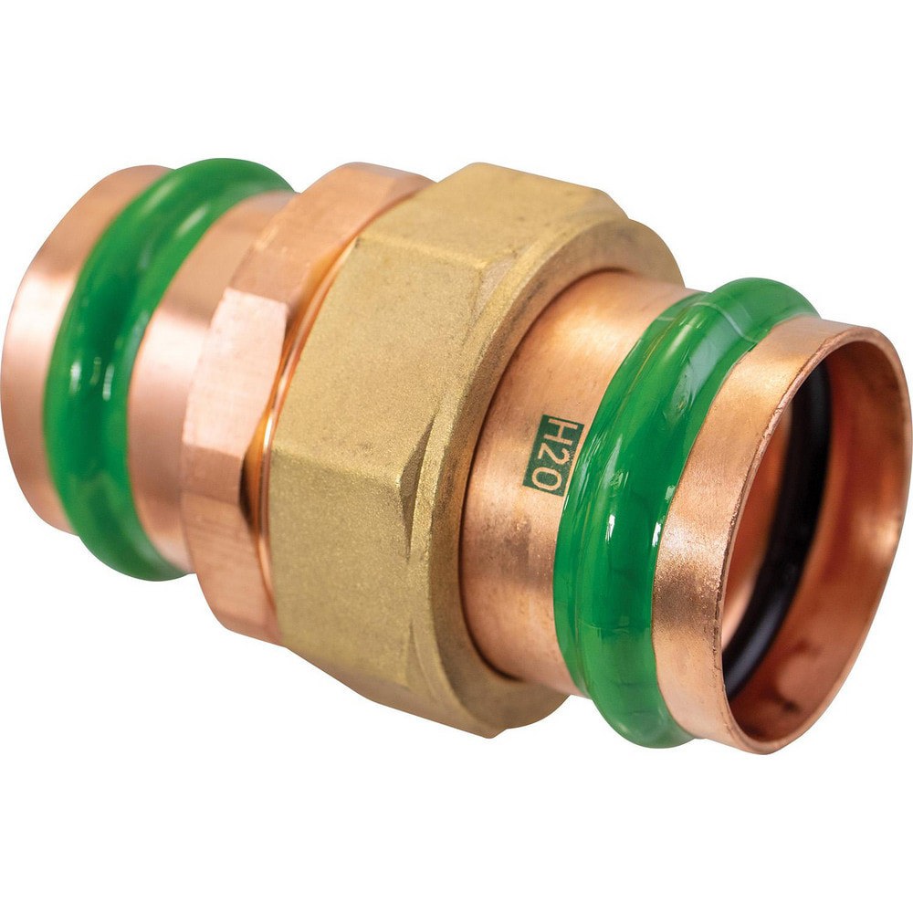 Copper Pipe Fittings; Fitting Type: Union ; Fitting Size: 1/2 ; Style: Press Fitting ; Connection Type: Push-to-Connect ; Material: Copper ; End Connection: Press