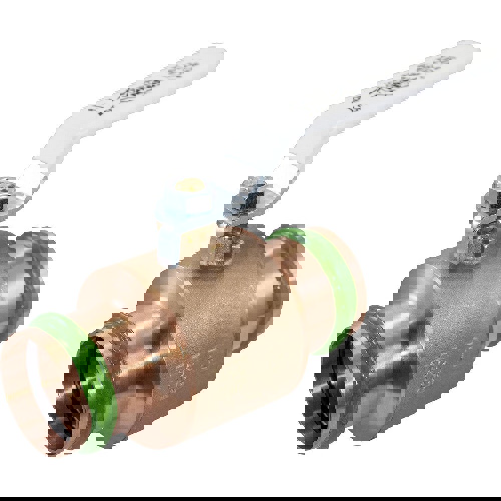 Ball Valves; Valve Type: Ball ; Pipe Size: 3/4 ; Valve Structure: 1-Piece ; Body Material: Copper ; Connection Style: Push-to-Connect ; End Connection: Press