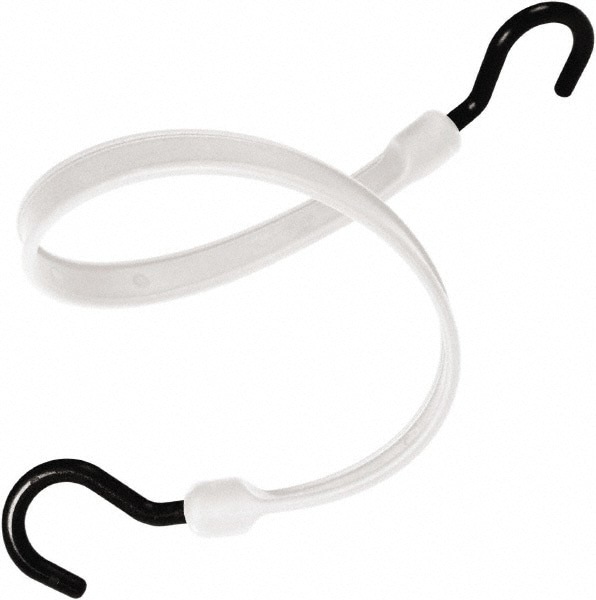 Heavy-Duty Bungee Strap Tie Down: Molded Nylon Hook, Non-Load Rated