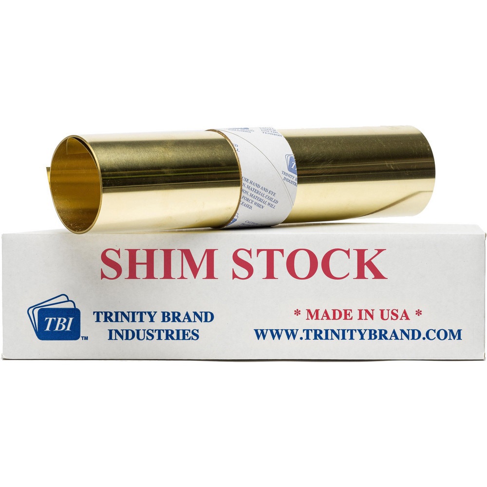Shim Stock: 0.005'' Thick, 120'' Long, 12