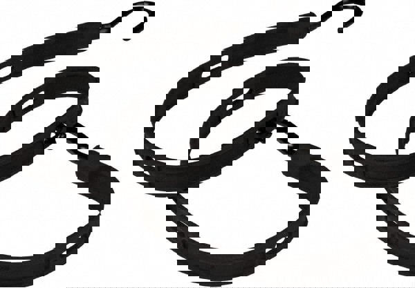 Adjustable & Heavy-Duty Bungee Strap Tie Down: Overmolded Nylon Hook, Non-Load Rated