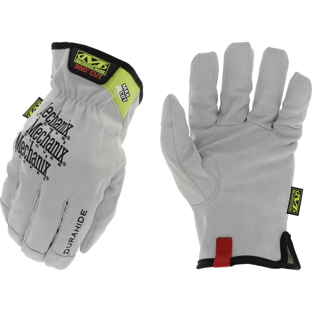 Cut & Puncture Resistant Gloves; Glove Type: Cut-Resistant; Puncture-Resistant ; Primary Material: Leather ; ANSI/ISEA Abrasion Resistance Level: 6 ; Color: Gray ; ANSI/ISEA Puncture Resistance Level: 4 ; Men's Numeric Size: 12