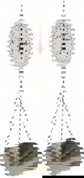 20 Lb Dial Hanging Scale with Galvanized Scoop