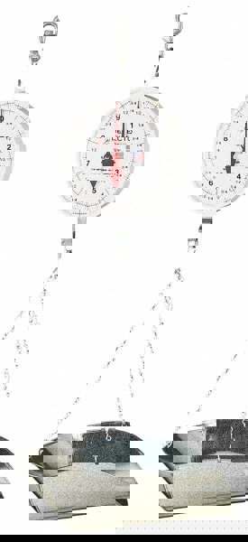 40 Lb Dial Hanging Scale with Galvanized Scoop