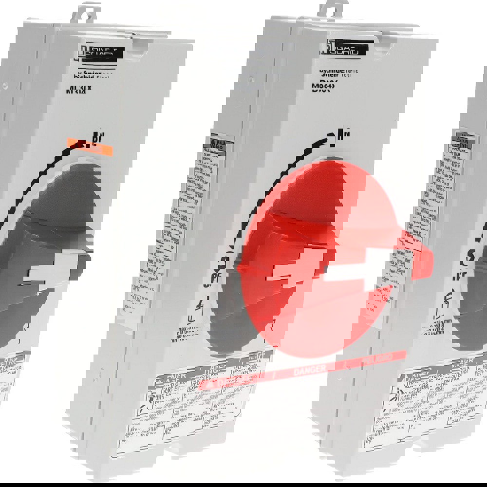 Cam & Disconnect Switch: Enclosed, 30 Amp, 3 Phase