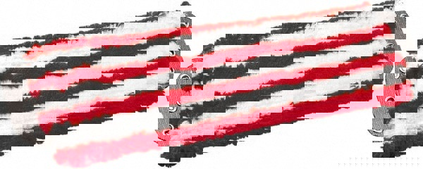 Wet Mop Pad: Quick Change, Medium, Red & White Mop, Microfiber