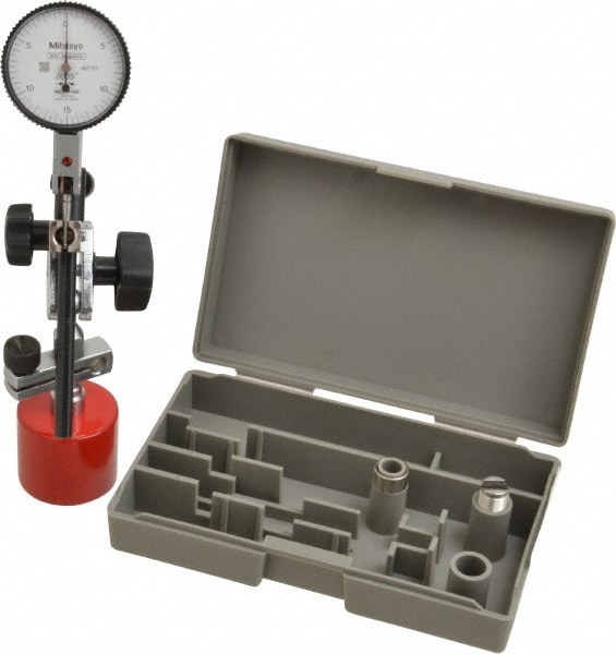 Dial Indicator & Base Kit: 0-15-0 Dial Reading