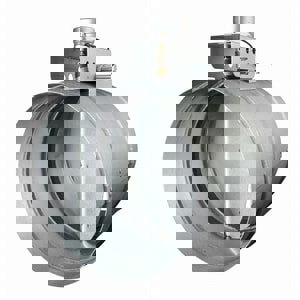 8 in. Make-up Air Damper Galvanized Stee