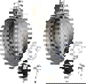 8 in. Make-up Air Damper Galvanized Stee