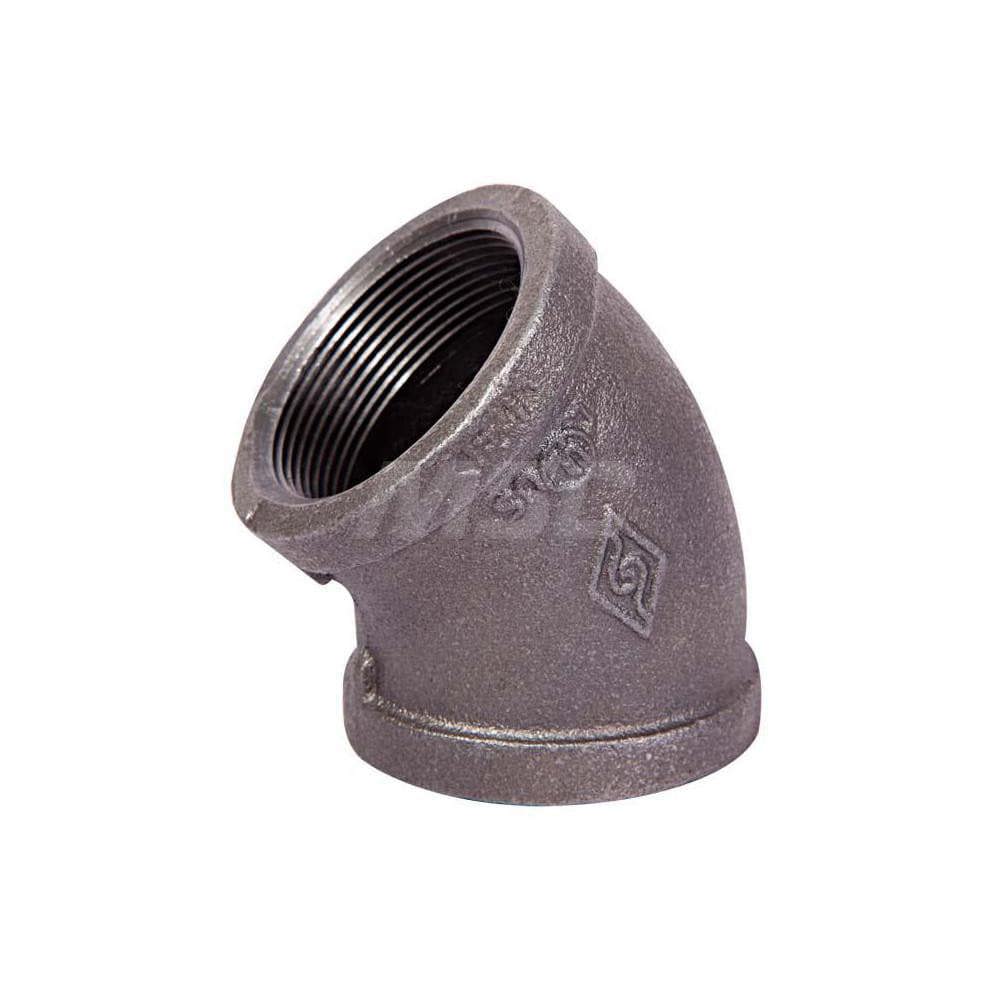 Black 45 &deg; Elbow: 1/8