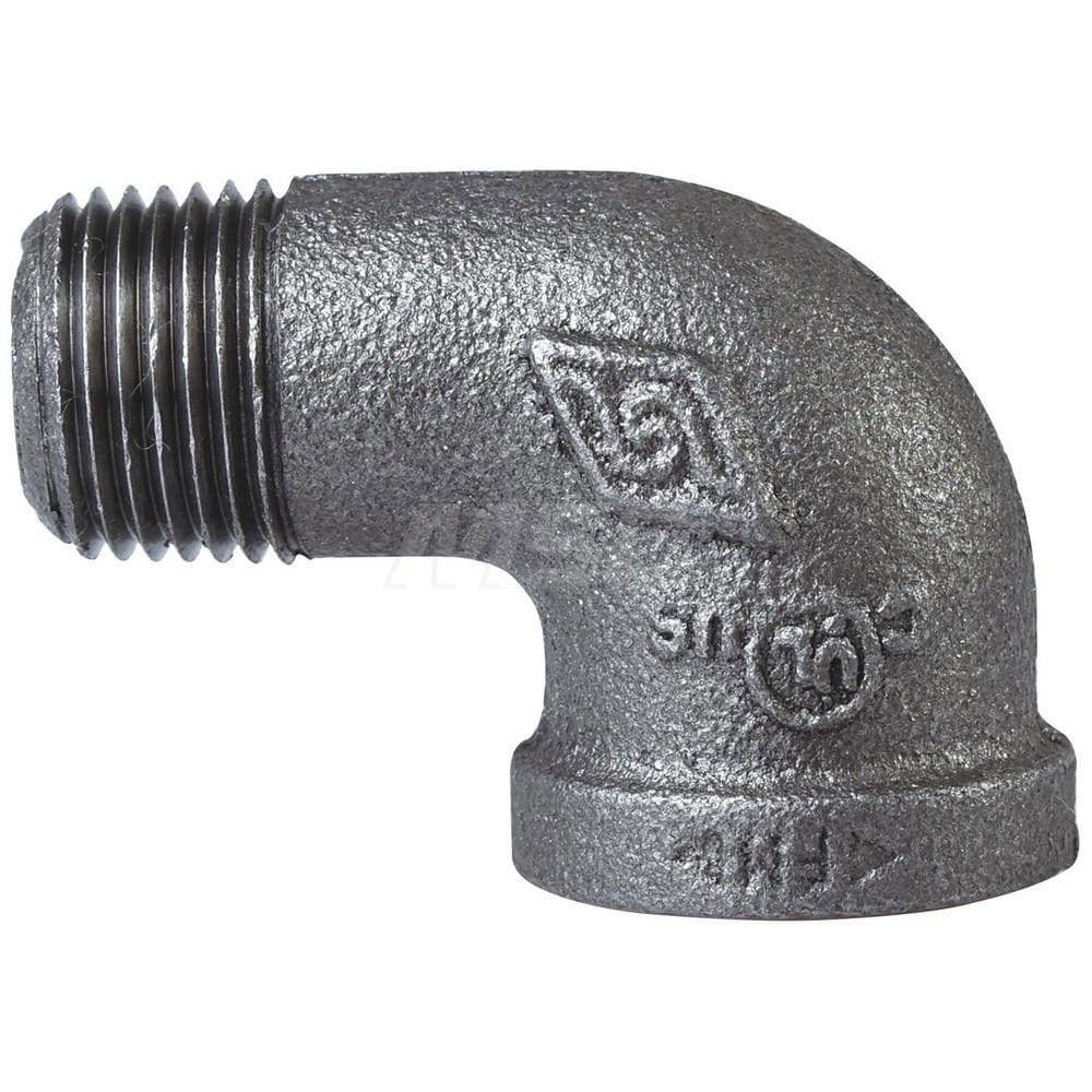 Black 90 &deg; Street Elbow: 1/2