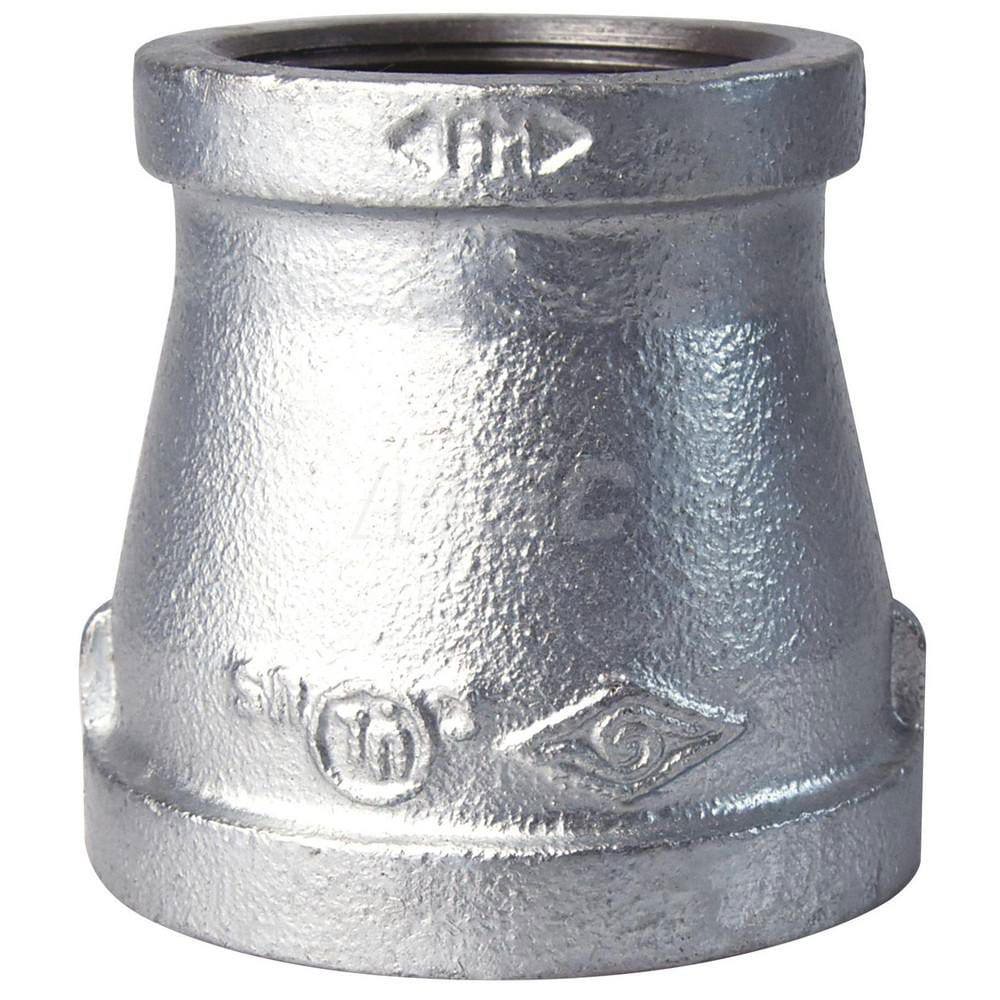 Malleable Iron Pipe Reducing Coupling: 2 x 1-1/2