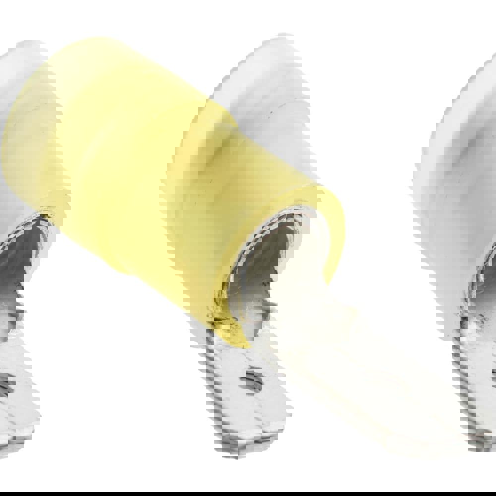 Wire Disconnect: Male, Yellow, Nylon, 12-10 AWG, 1/4