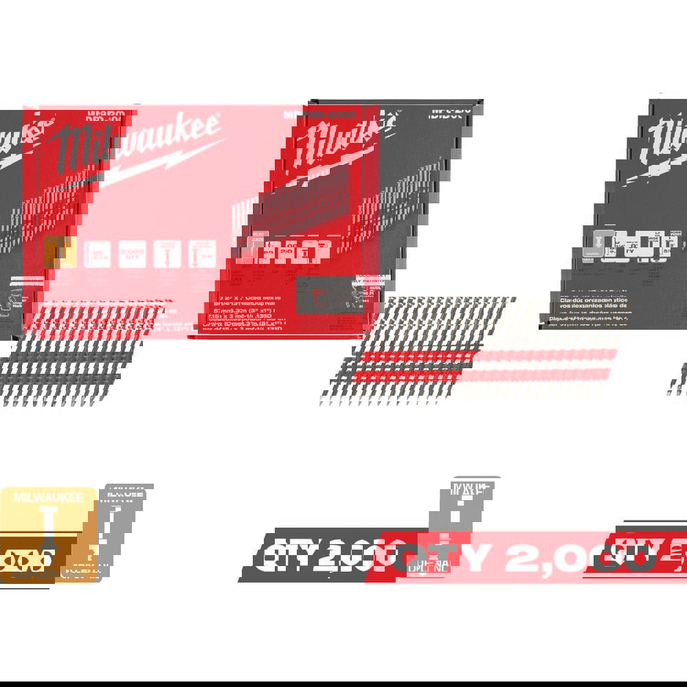 Nails; Penny Size: 8D ; Overall Length: 2.88in ; Material: Steel ; Finish: Bright ; Shank Type: Smooth ; Shank Diameter: 0.1310