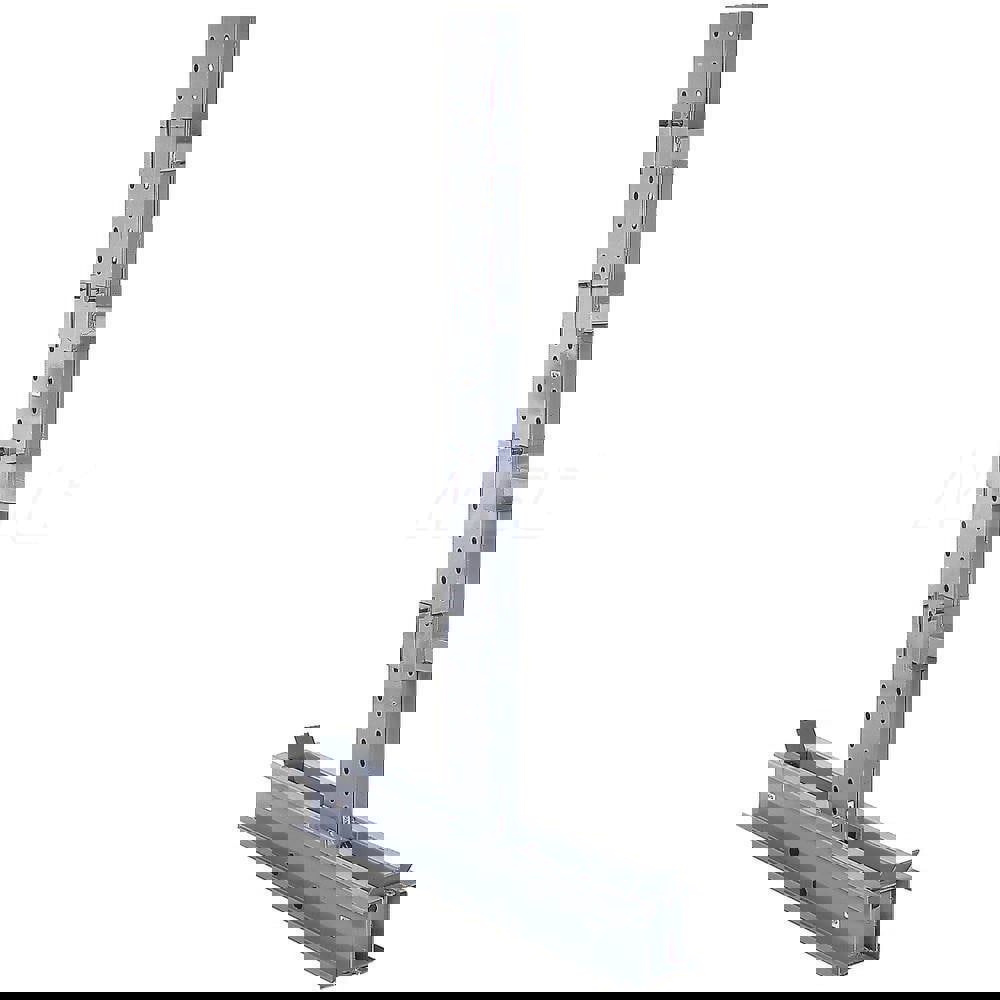 Cantilever Rack Double Side Upright with Base: 11,000 lb Capacity