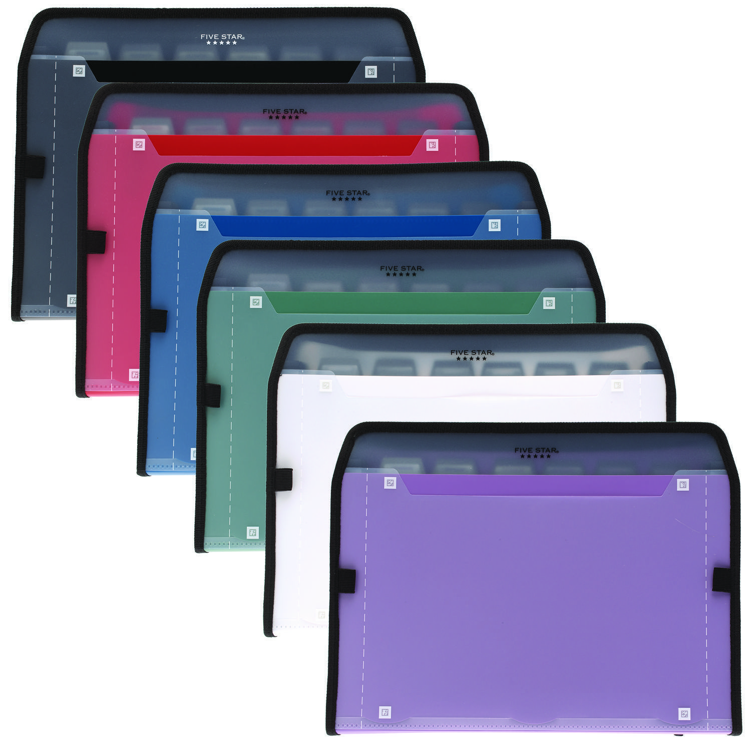 FILE, ZIPPER, 7PK EXP,AST