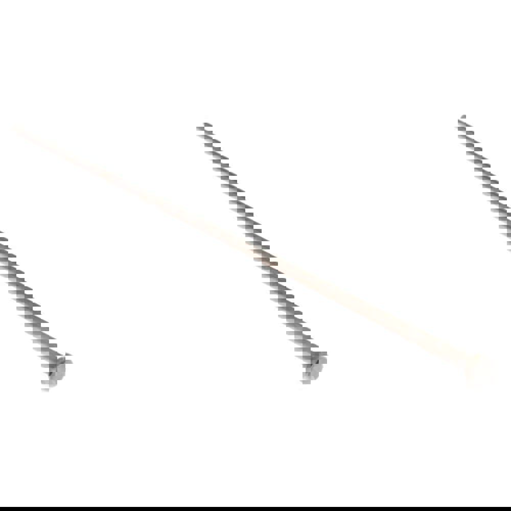 Straight Ejector Pin: 3.7 mm Pin Dia, 250 mm OAL, Steel