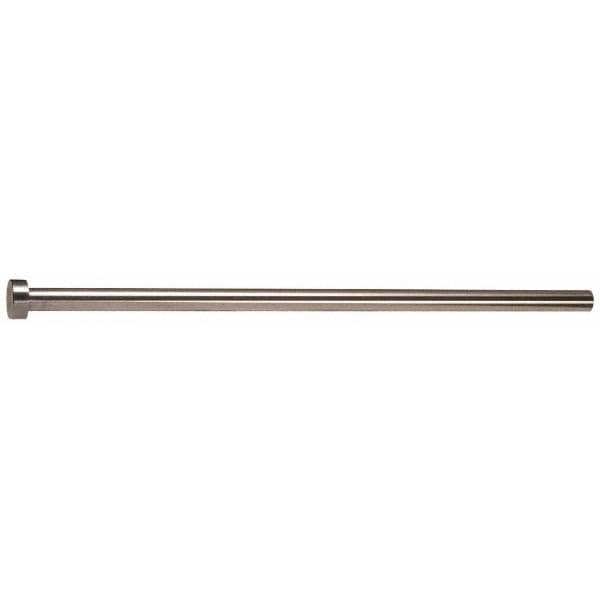 Straight Ejector Pin: 4.2 mm Pin Dia, 100 mm OAL, Steel