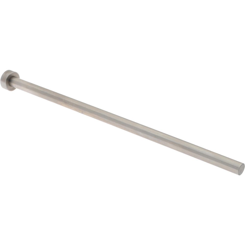 Straight Ejector Pin: 6.2 mm Pin Dia, 160 mm OAL, Steel