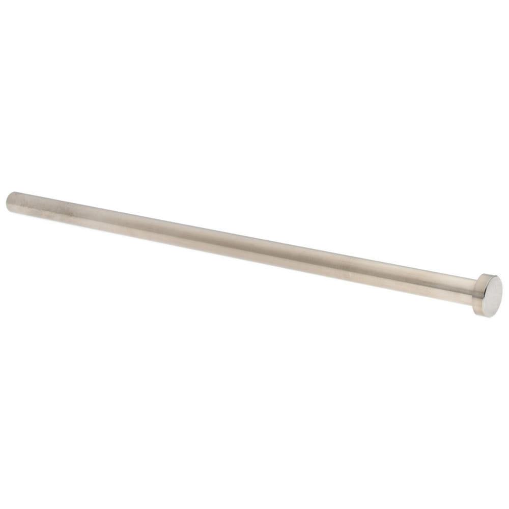 Straight Ejector Pin: 10.5 mm Pin Dia, 630 mm OAL, Steel