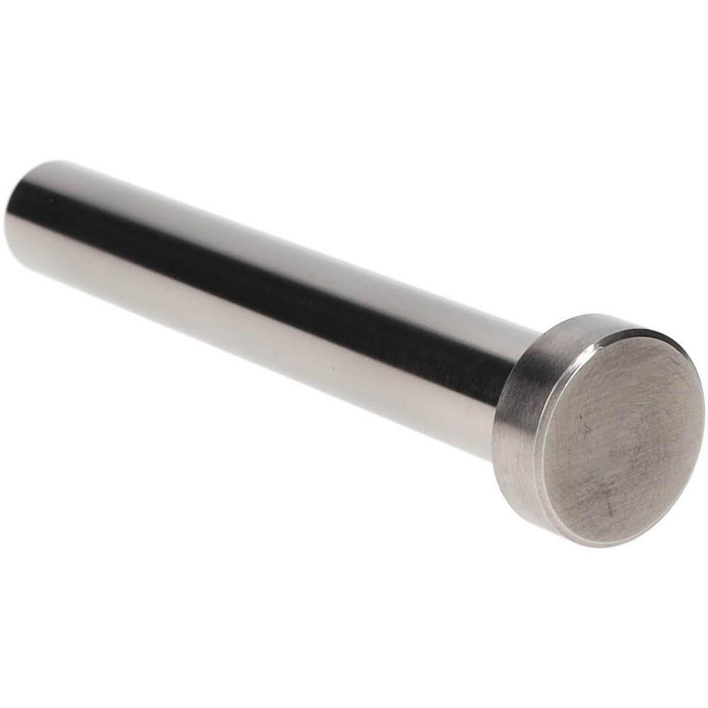 Straight Ejector Pin: 14 mm Pin Dia, 100 mm OAL, Steel
