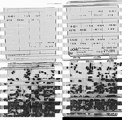 144 Piece, M4x0.70 to M10x1.50, Alloy Steel Set Screw Assortment