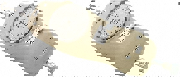 Mechanical Tension & Compression Force Gages; Capacity (Lb.): 5.00; Graduation (g): 0.03; Resolution (Lb.): 0.03; Measures: Compression; Tension; Measurement Modes: Peak Mode; Overall Height: 9.06 in; 230 mm; Overall Width: 2.36 in; 60 mm; Overall Depth: