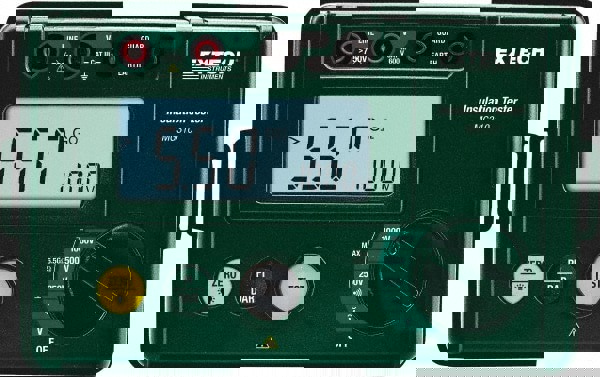 Digital LCD Display, 0.002 Megohm Electrical Insulation Resistance Tester & Megohmmeter