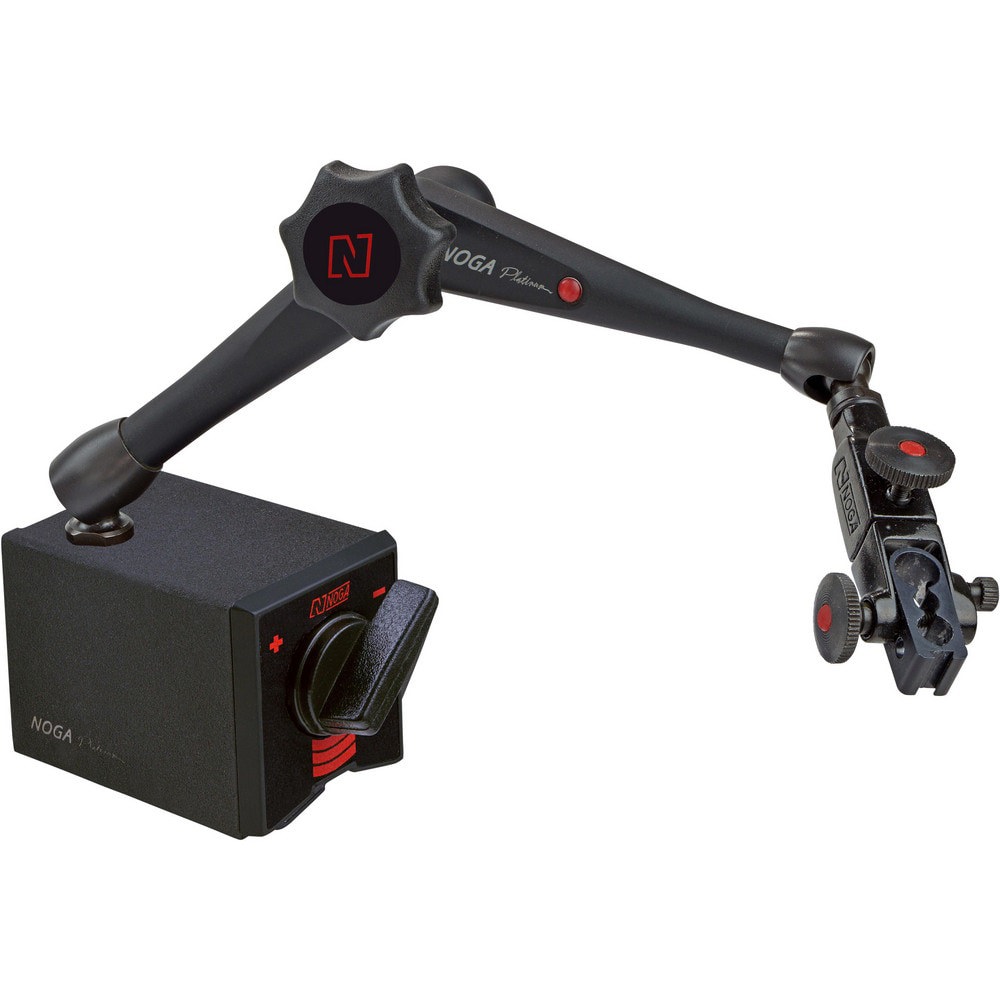 Indicator Positioners & Holders; Arm Style: Articulated Arm ; Adjustment Type: Knob ; Base Mount Type: Magnetic ; Material: Aluminum ; Includes Base: Yes ; Base Type: V-Grooved