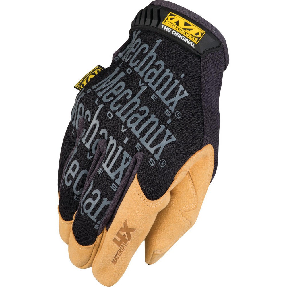 Gloves: Size M, Tricot-Lined, Synthetic Blend