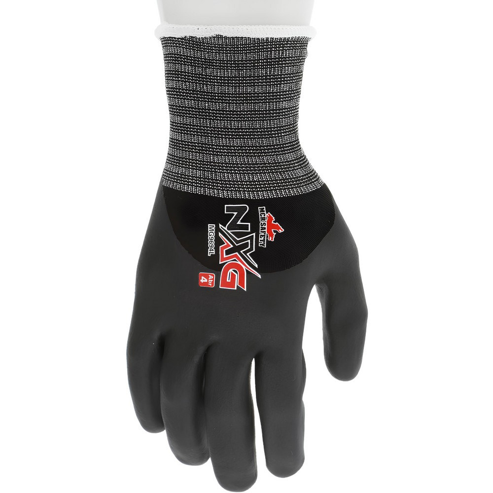Work Gloves: Memphis MG9694, Size X-Large, Nitrile-Coated Nylon & Spandex, General Purpose